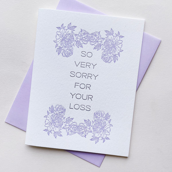 Very Sorry Loss Card