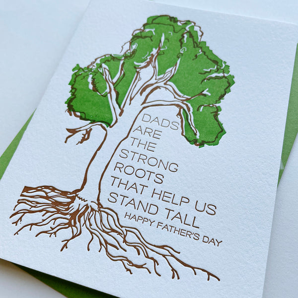 Strong Roots Dad Card