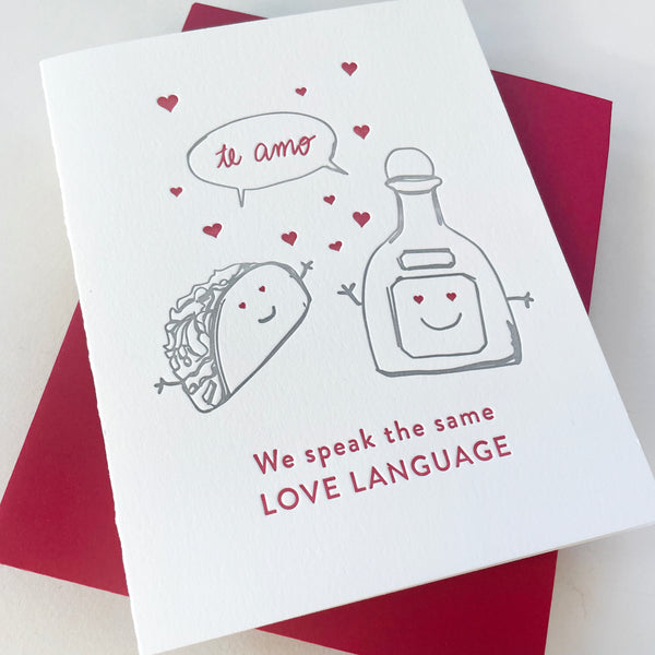 Taco Love Language Card