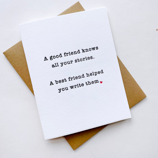 Friend Stories Card