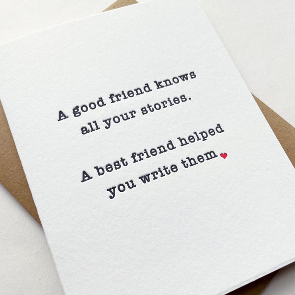 Friend Stories Card