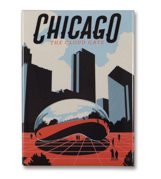 Chicago Millennium Park Magnet