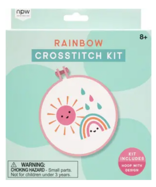 Rainbow Cross Stitch Kit 