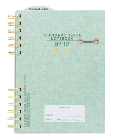 Spiral Issue No 12 Notebook - Mint Green