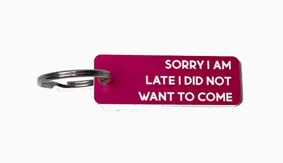 Sorry I Am Late I Did Not Want To Come