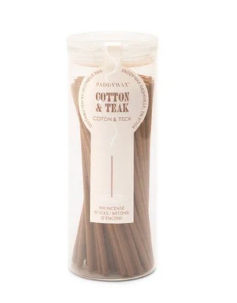 White Jar: Cotton &amp; Teak