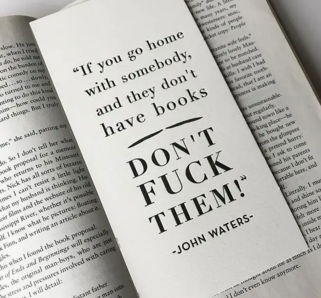 John Waters Bookmark 
