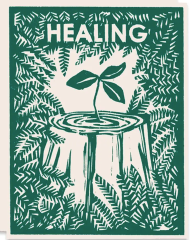 Healing Nurse Tree Card
