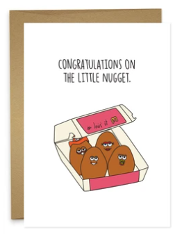 Congrats Little Nugget Card