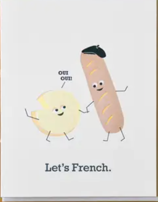 Let's French Card