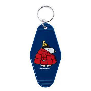 Snoopy Puffy Coat Keychain