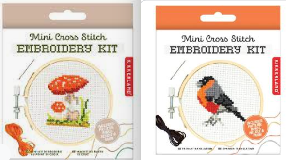 Mini Cross Stitch Embroidery Kits