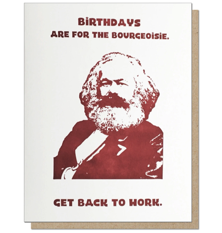 Bourgeoisie Birthday Card