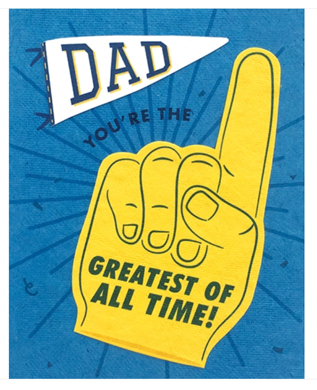 GOAT Dad Card