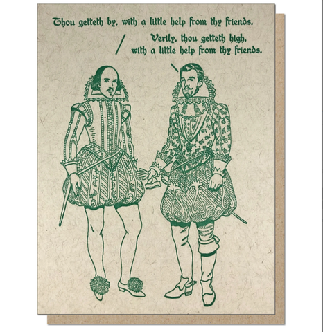 Thy High Friends Card
