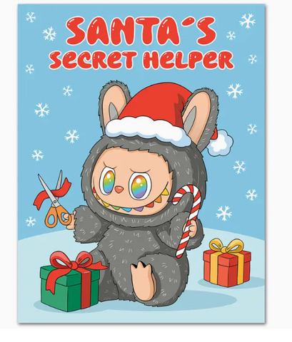 Labubu Holiday Christmas Card 