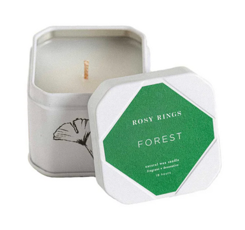Small Tin Forest Candle