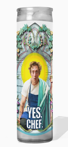 The Bear Chef Altar Candle