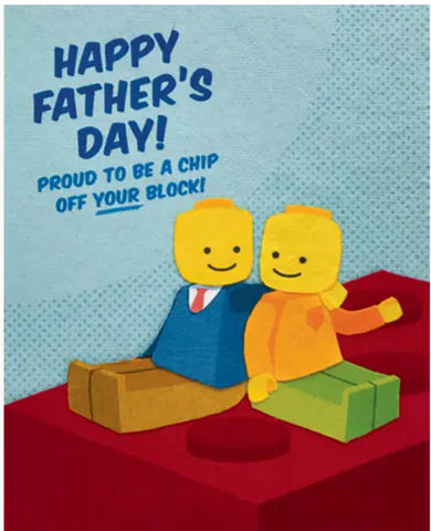 Chip Off Your Block Dad Card