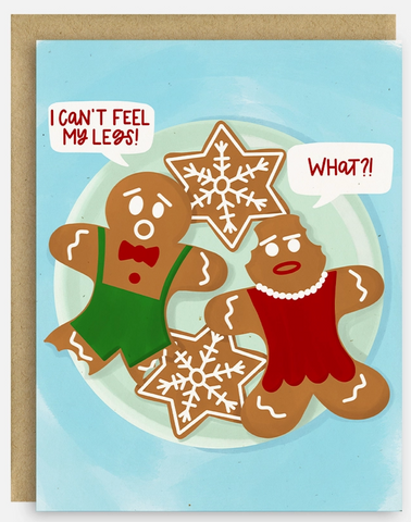 Gingerbread Couple Holiday Christmas Card
