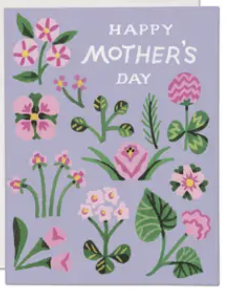 Mothers Day Pink Blooms Card