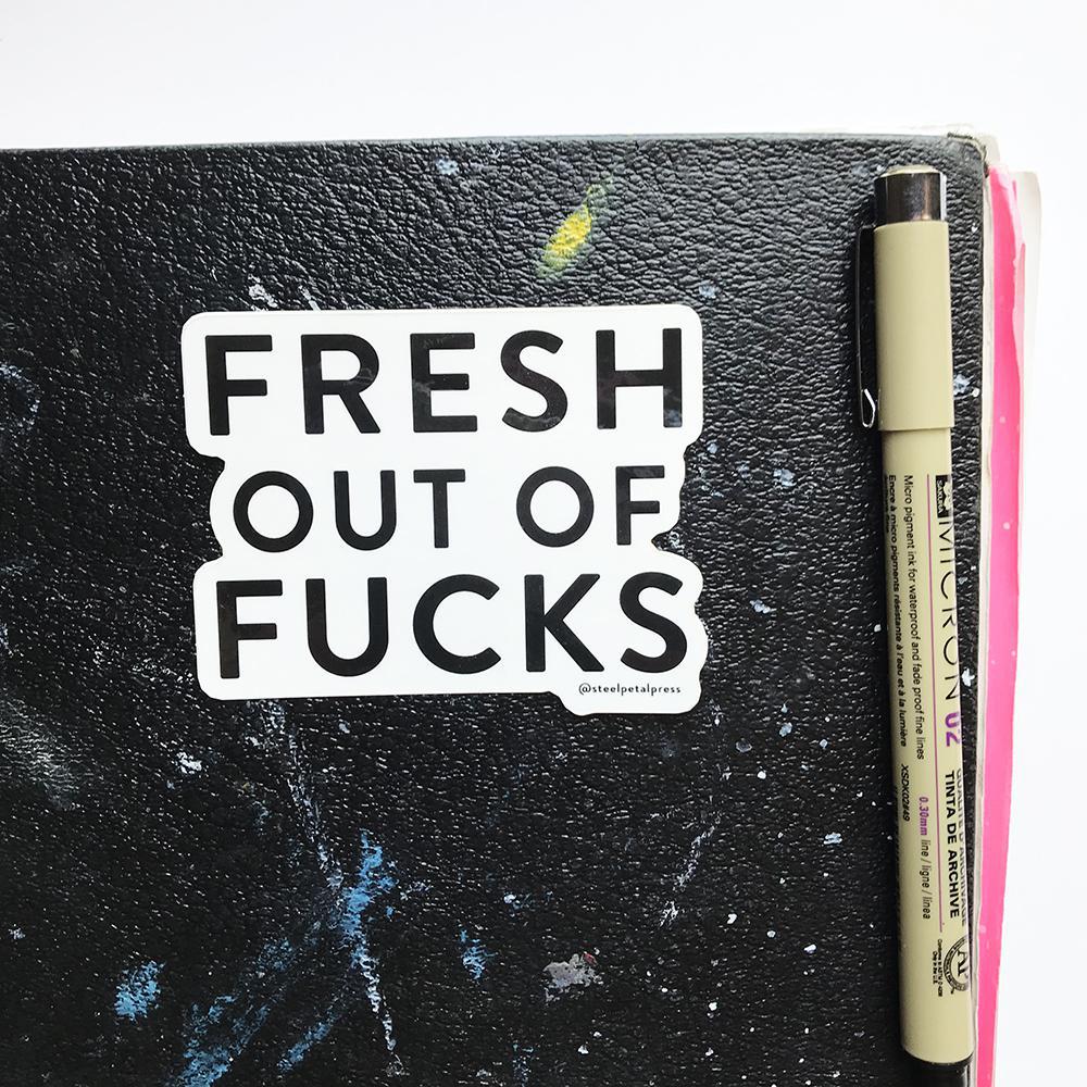 Fresh Fucks Sticker 