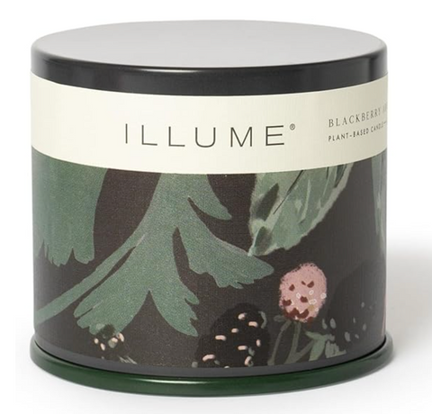 Large Blackberry Absinthe Tin Candle