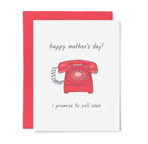 Promise To Call Mothers Day Card 