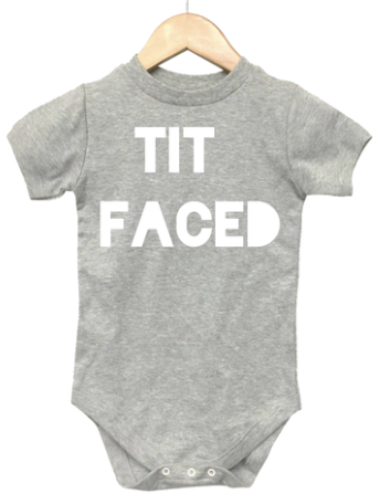 Tit Faced Baby Onesie 
