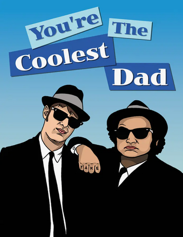 Coolest Dad Blues Brothers Card 