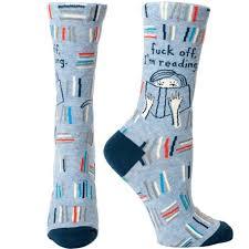 Fuck Off, I'm Reading Crew Socks