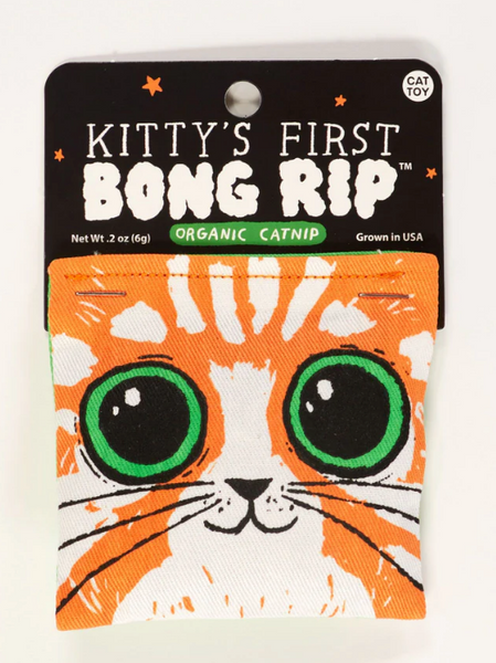 kitty's first bong rip catnip