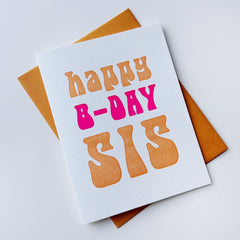 Sis Birthday Card