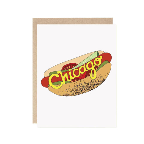Chicago Hotdog Card