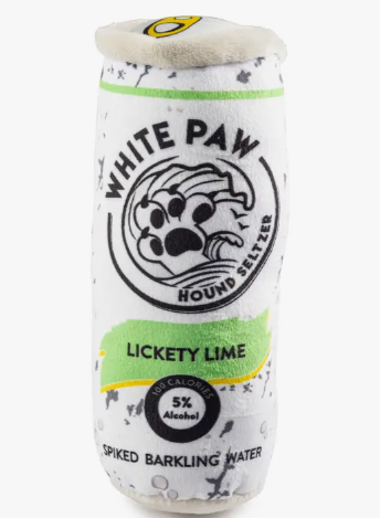 White Paw Lickety Lime Dog Toy - Front