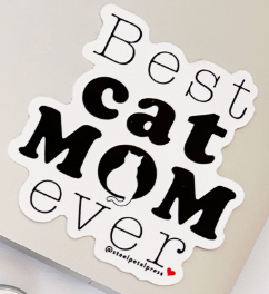 Cat Mom Sticker 