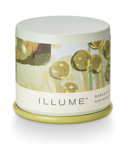 3 oz. Demi Tin Vanity Candle - Blackberry Absinthe, Fresh Sea Salt, Santal Birch, Borealis Moss, Rhubard Honey, Oleander Oak, Driftwood, Thai Lily, Coconut Milk Mango, Blackberry Absinthe, Tonka Noir, Santal Fig, Oud Wood - IC - Steel Petal Press