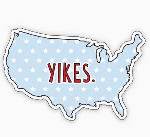 Yikes America Sticker