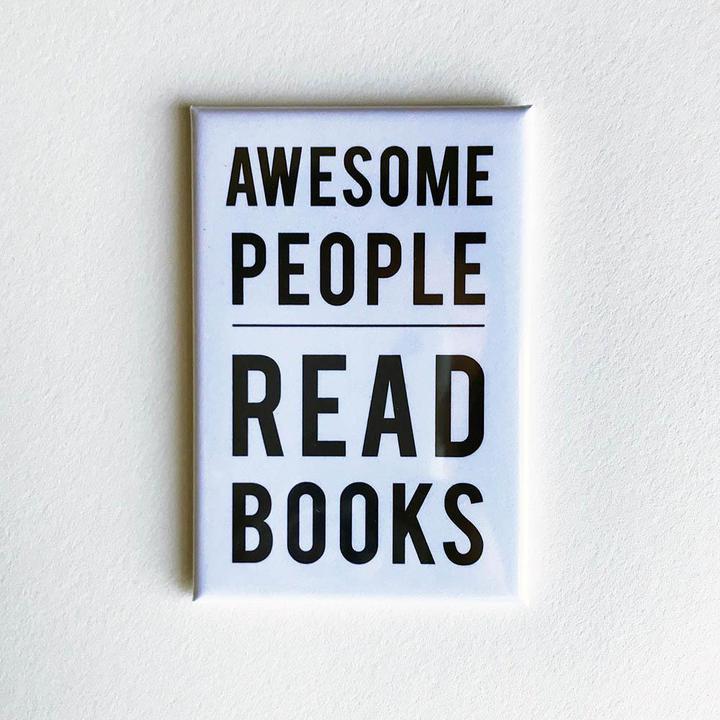 Awesome People Read Magnet 
