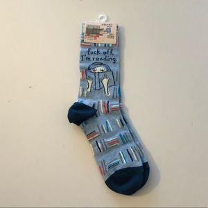 Fuck Off, I'm Reading Crew Socks