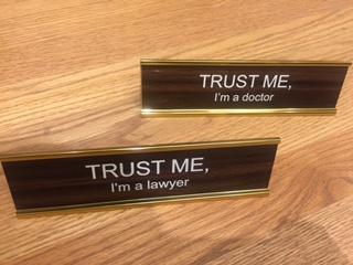Doctor / Lawyer Desk Sign