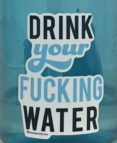 Drink Water Sticker