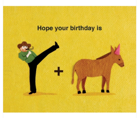 Kick Ass Birthday Card