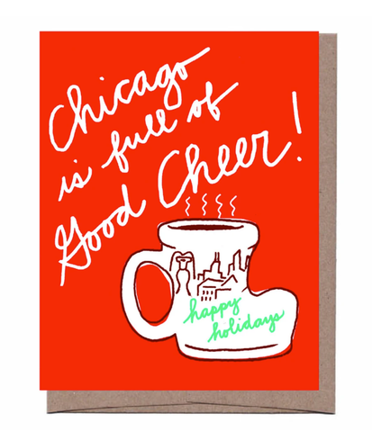 Chicago Cheer Boot Holiday Card