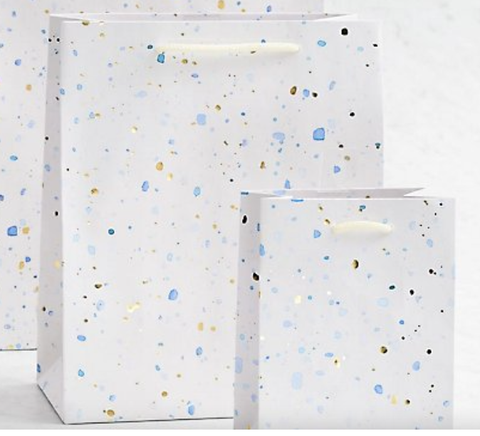 Blue Speckled Gift Bags