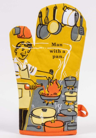 Man With A Pan Oven Mitt 