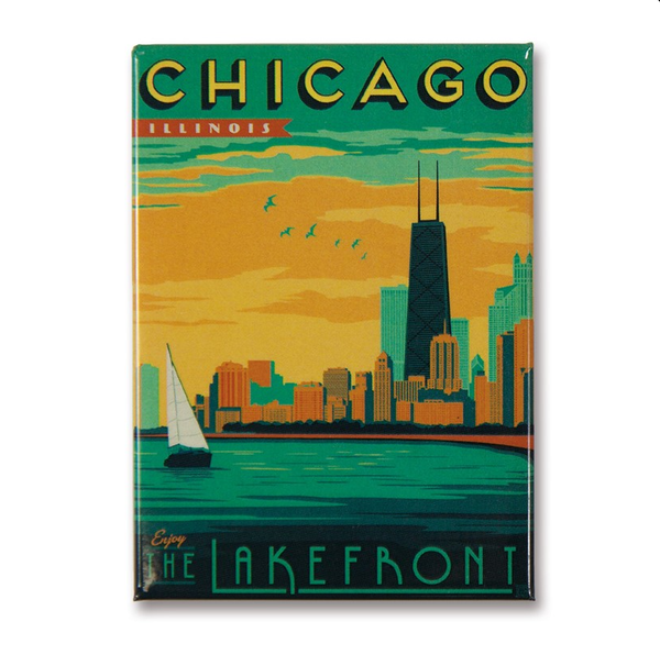 Chicago Lakefront Magnet 