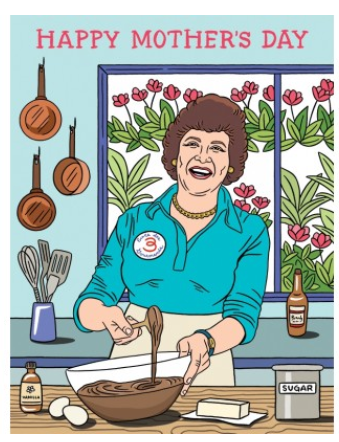 Julia Child Mother's Day Card 