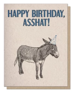 Asshat Birthday Card