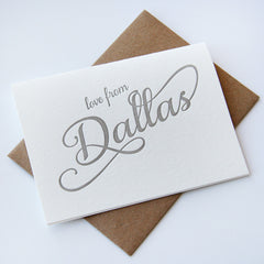 Love from Dallas Card
